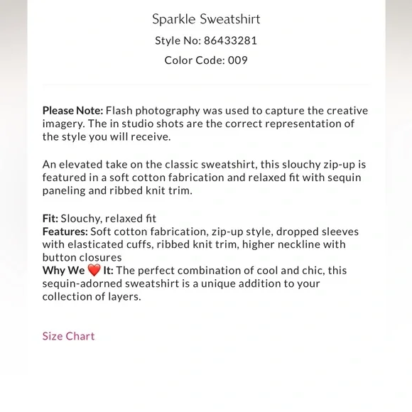 Free People Sparkle Sweatshirt Jacket - Size M/S/XS - Picture 6 of 9